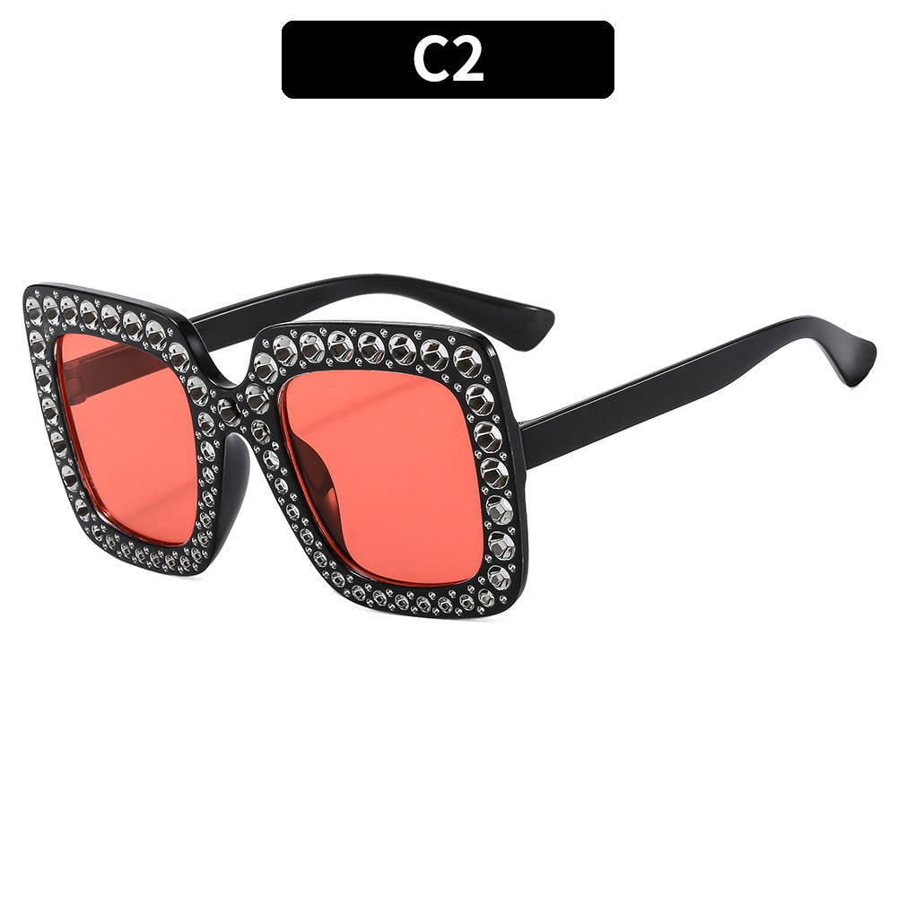 Wholesale Box Diamond PC Sunglasses